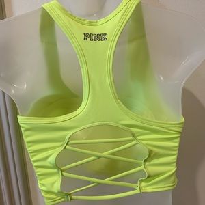 NWOT Victoria’s Secret PINK athletic crop top